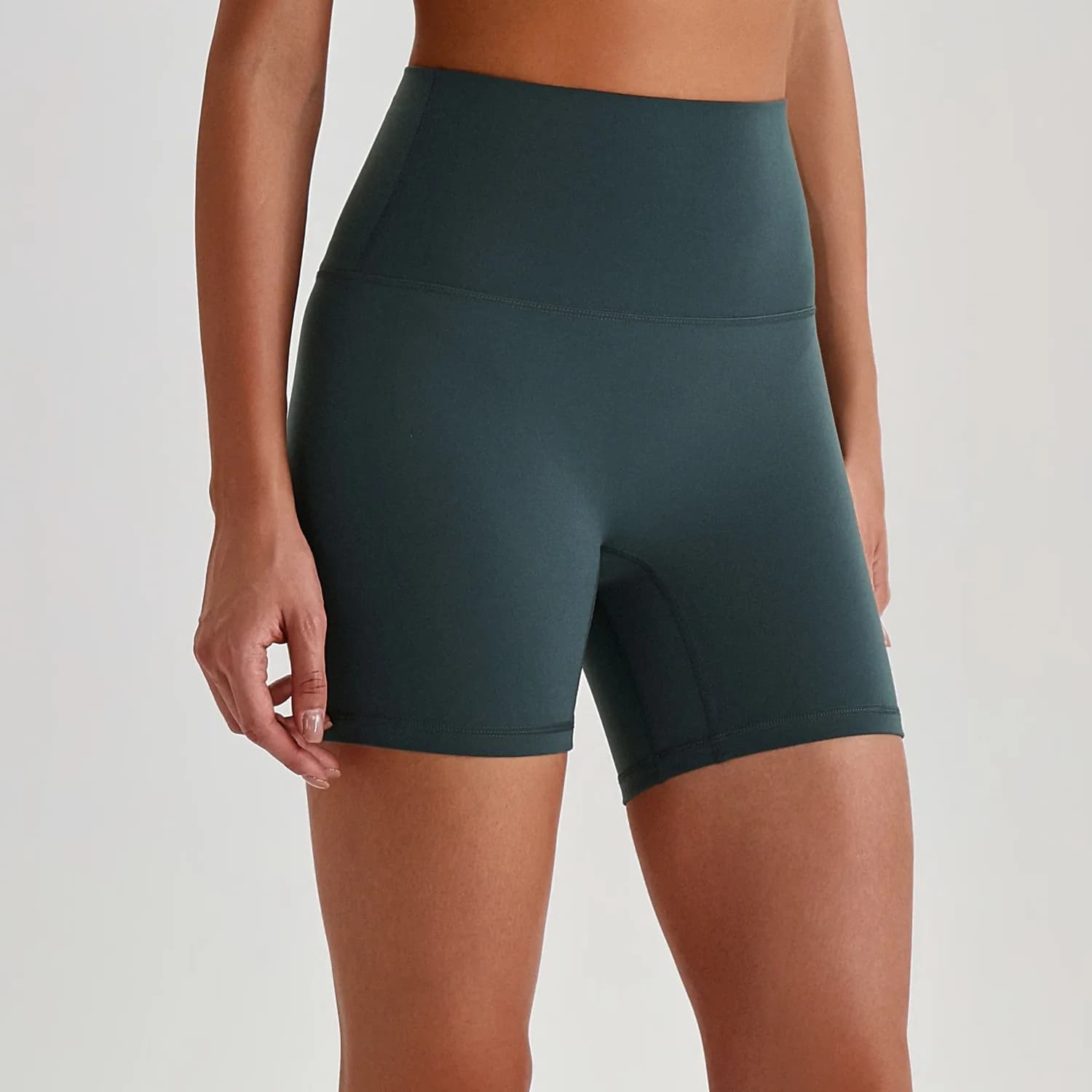 Women's Sports Shorts in High Waist, Soft, Fitted, For Fitness, Athletics, Yoga, Cycling, Running, Gym and Training