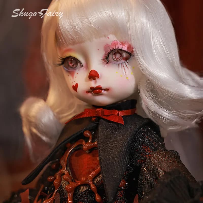 Roko D 1/6 Bjd Doll Halloween Hearts Clown Sad Style Party Bambole con snodo sferico di alta qualità Giocattoli