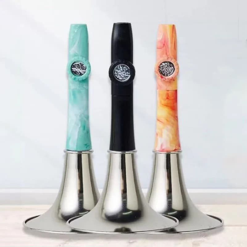 ABS Horn Kazoo Beginner Mouth Skills Practice Kazoo Imitating Saxophone Trumpet Suona Kazu Flute Easy To Learn Brass Instruments