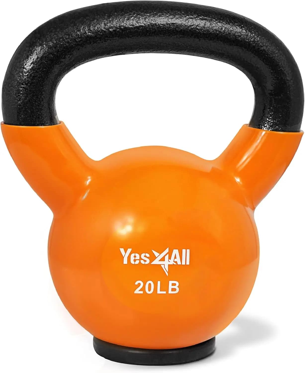 Kettlebell set for women, weights for strength training with rubber base (10-65 pounds)