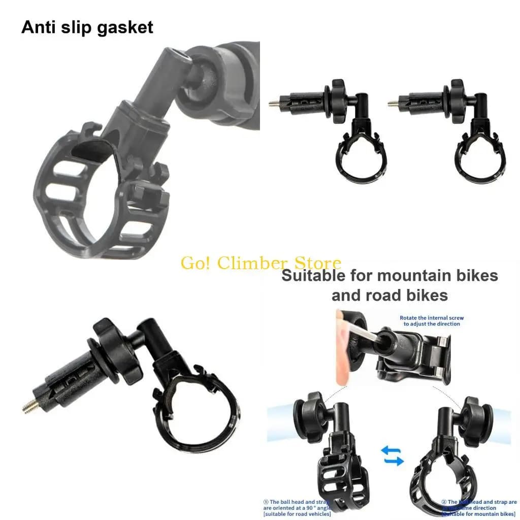 Q84C Bike Torch Support 360 Degree Swivel Bicycle Support Torch Handlebar for Bike For From