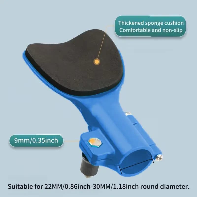 Supporto per Canna da Pesca Antiscivolo Salva-Fatica con Cuscinetto Confortevole e Protezione per Gomito