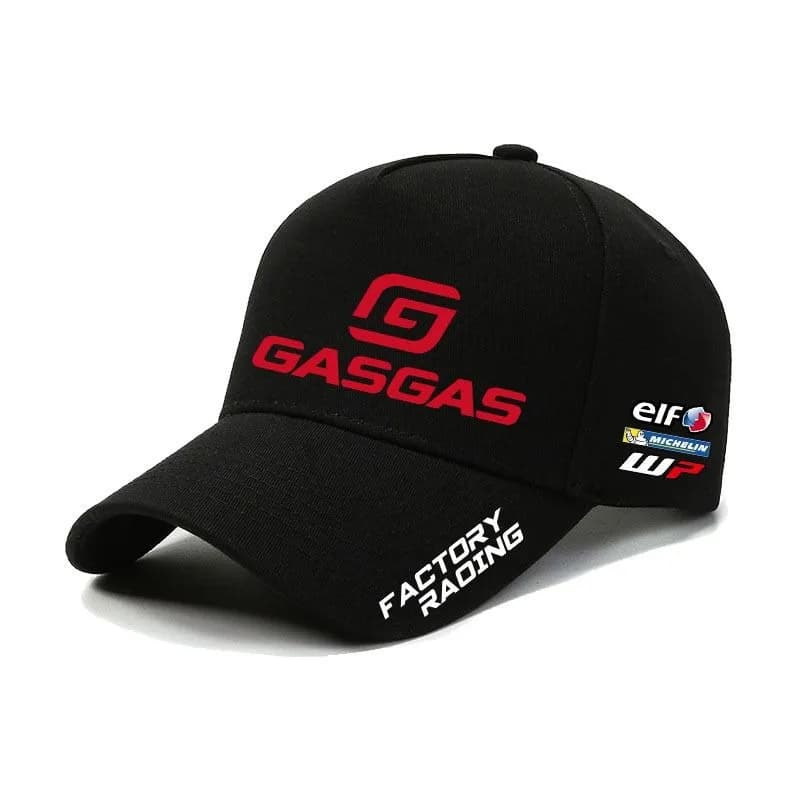 For GASGAS Fashion Men Women Baseball Hat Motorcycle Prints Outdoor Sport Leisure Breathable Baseball Cap Racing baseball cap