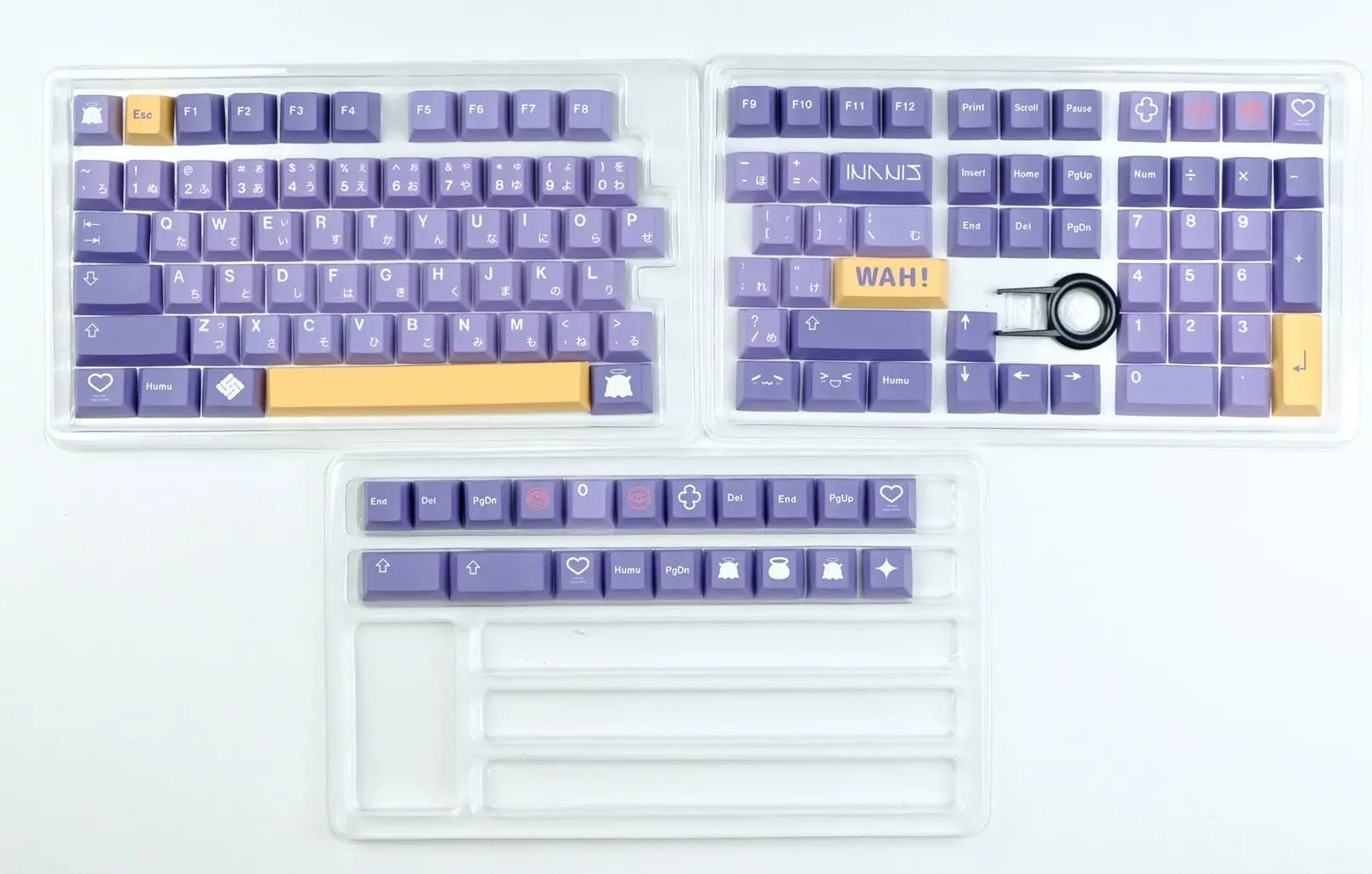 Set di 129 Tasti Cherry/MOA PBT con Tema Dei Antichi, Keycap Personalizzati Adatti per Tastiera Meccanica con 3U 7U ISO Enter