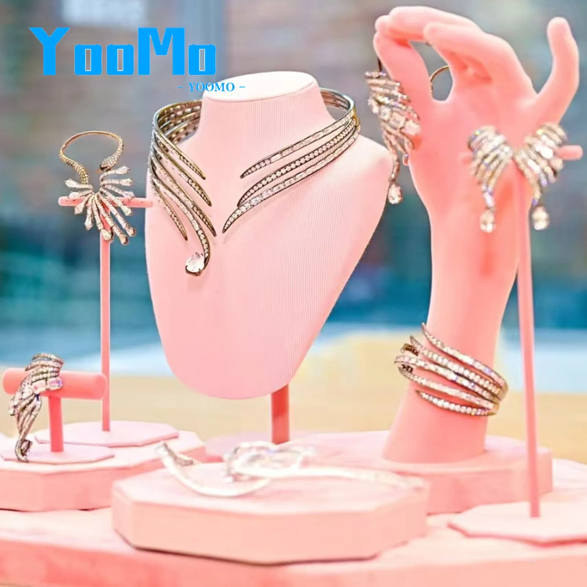 Ear clips Black Water Droplets Jewelry Wings Charms Fine Jewelry Sets Christmas Necklace Ring Earrings Romantic Gifts for Women