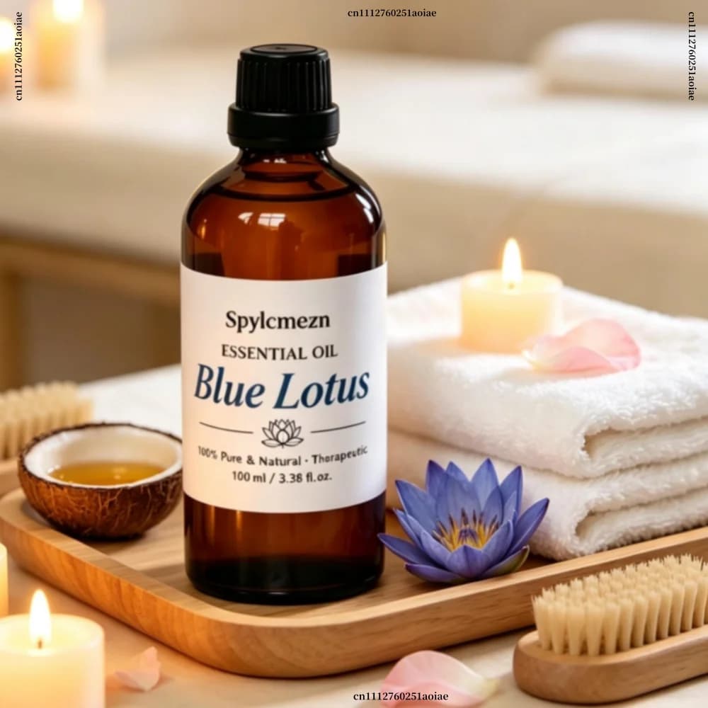 Undiluted Blue Lotus Home Fragrance Oil, Natural Scent Oil for Reed Diffusers, Aroma Diffuser, Hotel & Household Air Scent