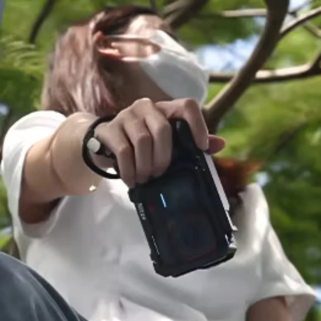 Gabbia in Lega di Alluminio Nitze per Fotocamera d'Azione Insta360 Ace Pro 2 / Ace Pro / Ace