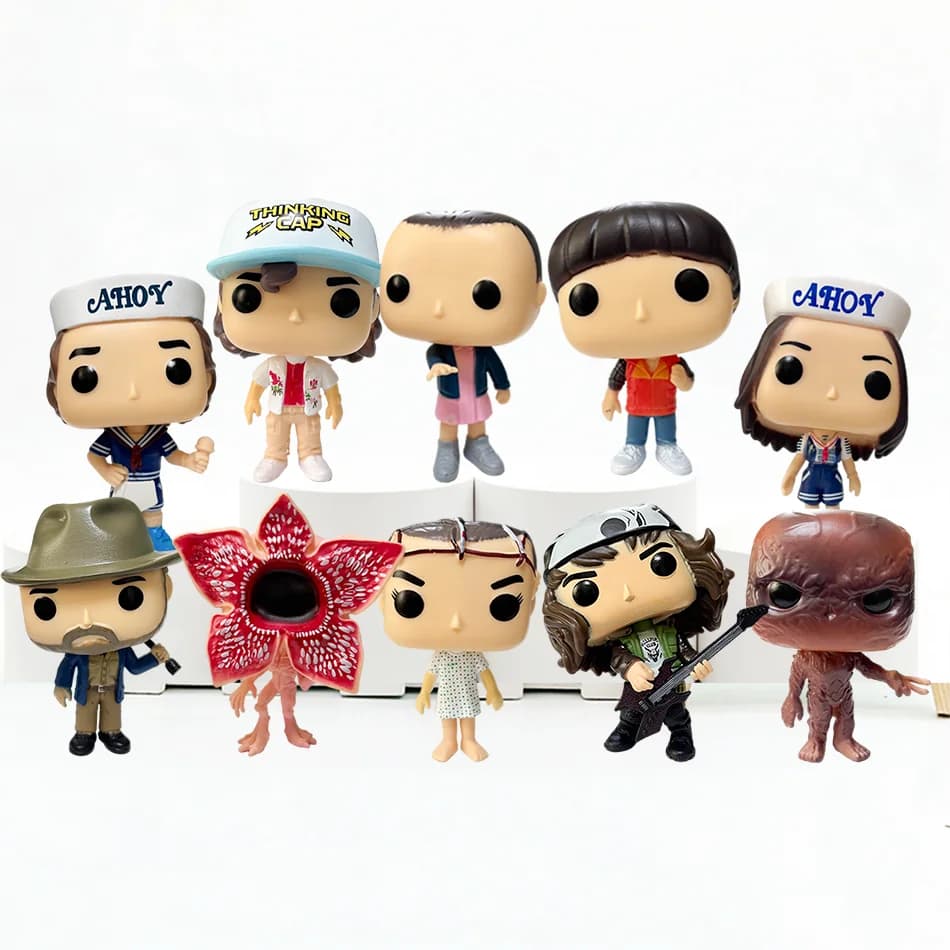 Anime Stranger Things Figura Jane Ives/Will Byers/Mike Wheeler Action Figure Cosplay Ornamento in vinile Figure Giocattolo Regalo di Capodanno