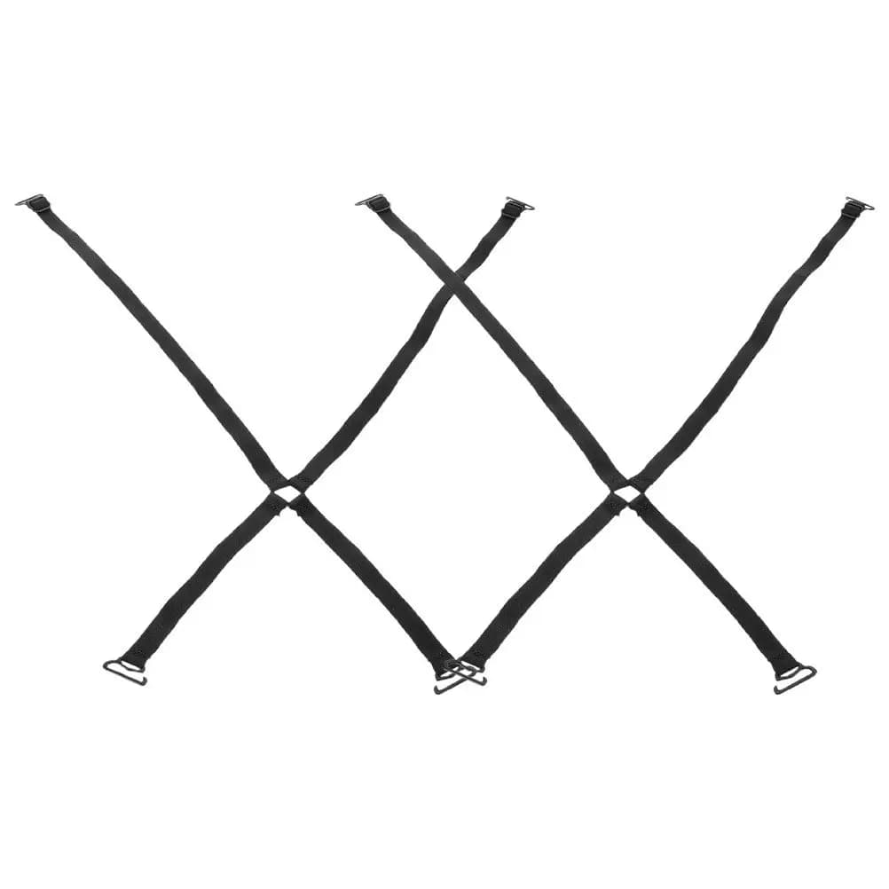 2Pcs Invisible Bra Shoulder Straps Adjustable Cross Back Non Slip Replacement for Women Dress Lingerie Swimsuit