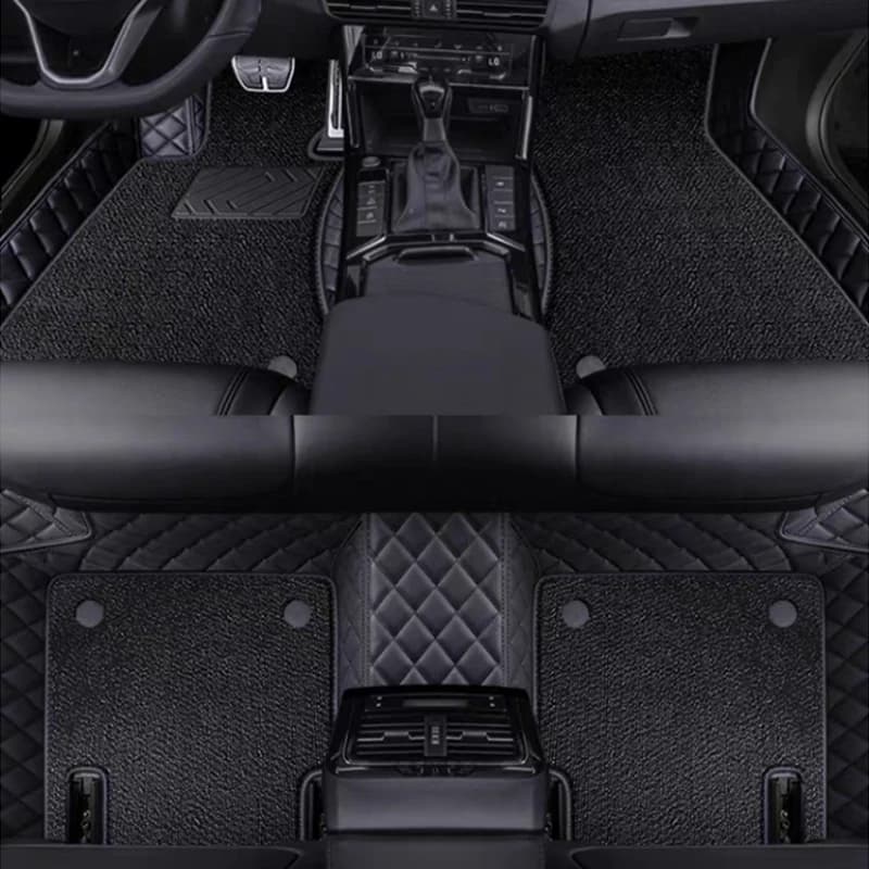 Custom Double Layer Car Floor Mat For Cupra Ateca SEAT Ateca KH7 Year 2016-2027 Auto Carpet Interior Part