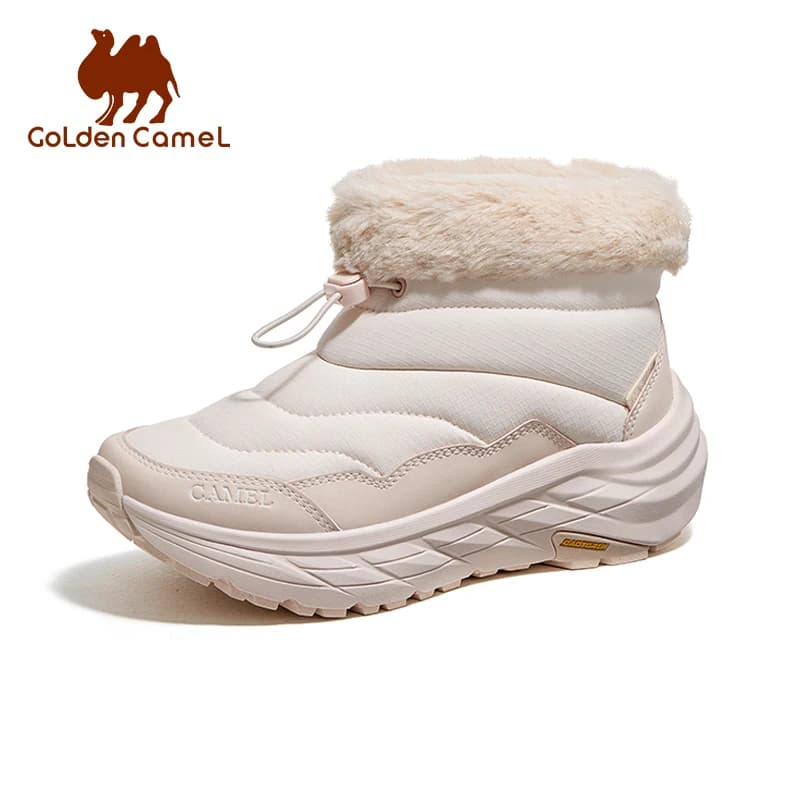 GOLDEN CAMEL Stivali da neve per uomo Donna Foderato in pile Scarpe invernali calde Scarpe casual in cotone leggere antiscivolo idrorepellenti