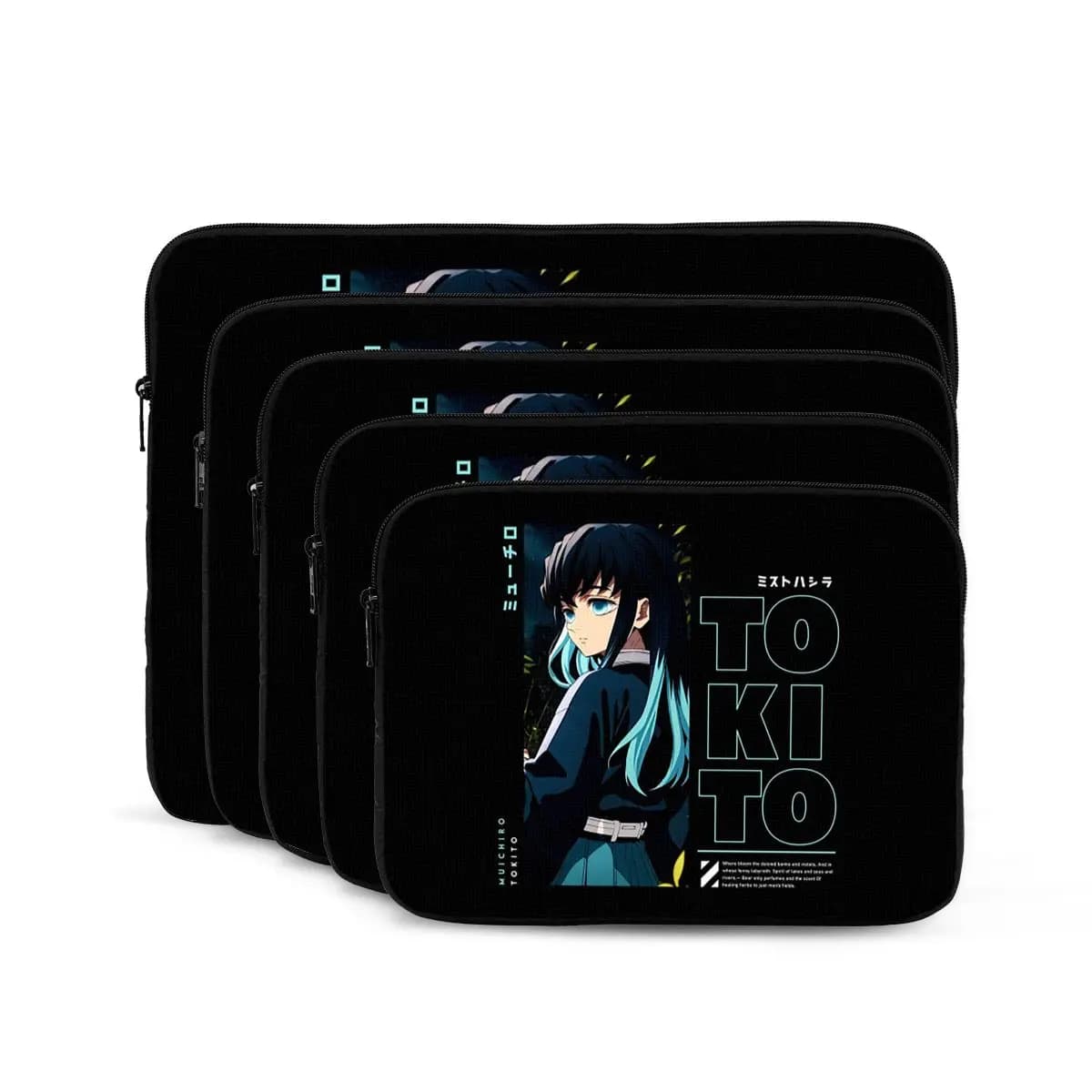 Muichiro Tokito - Demon Slayer Borsa per laptop per notebook 10 12 13 15 17 pollici Custodia per notebook Custodia antiurto per tablet