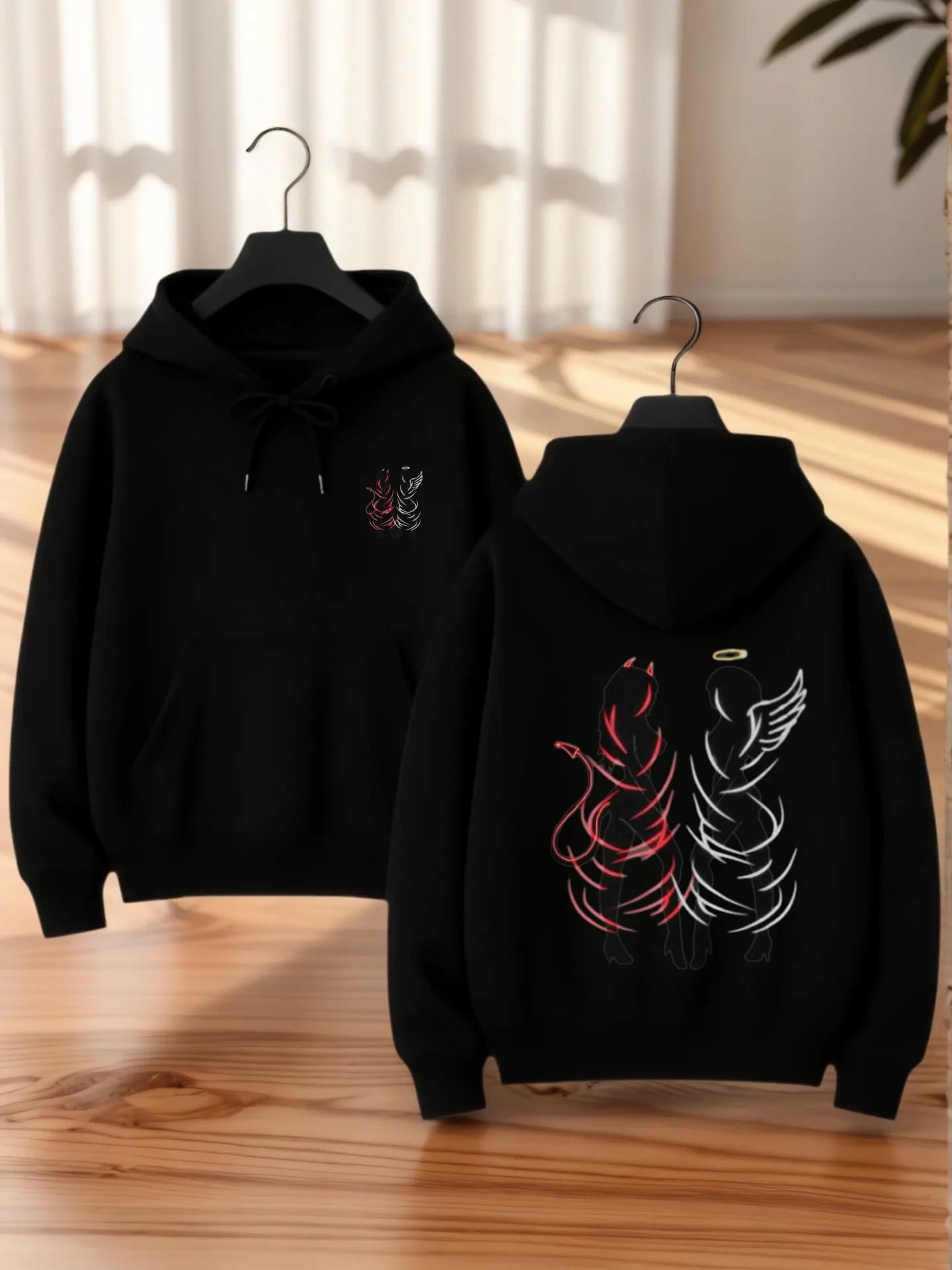 Felpa con cappuccio grafica da donna, stampa di cartoni animati, stile estetico carino, tessuto confortevole, abbigliamento casual quotidiano, per adolescenti