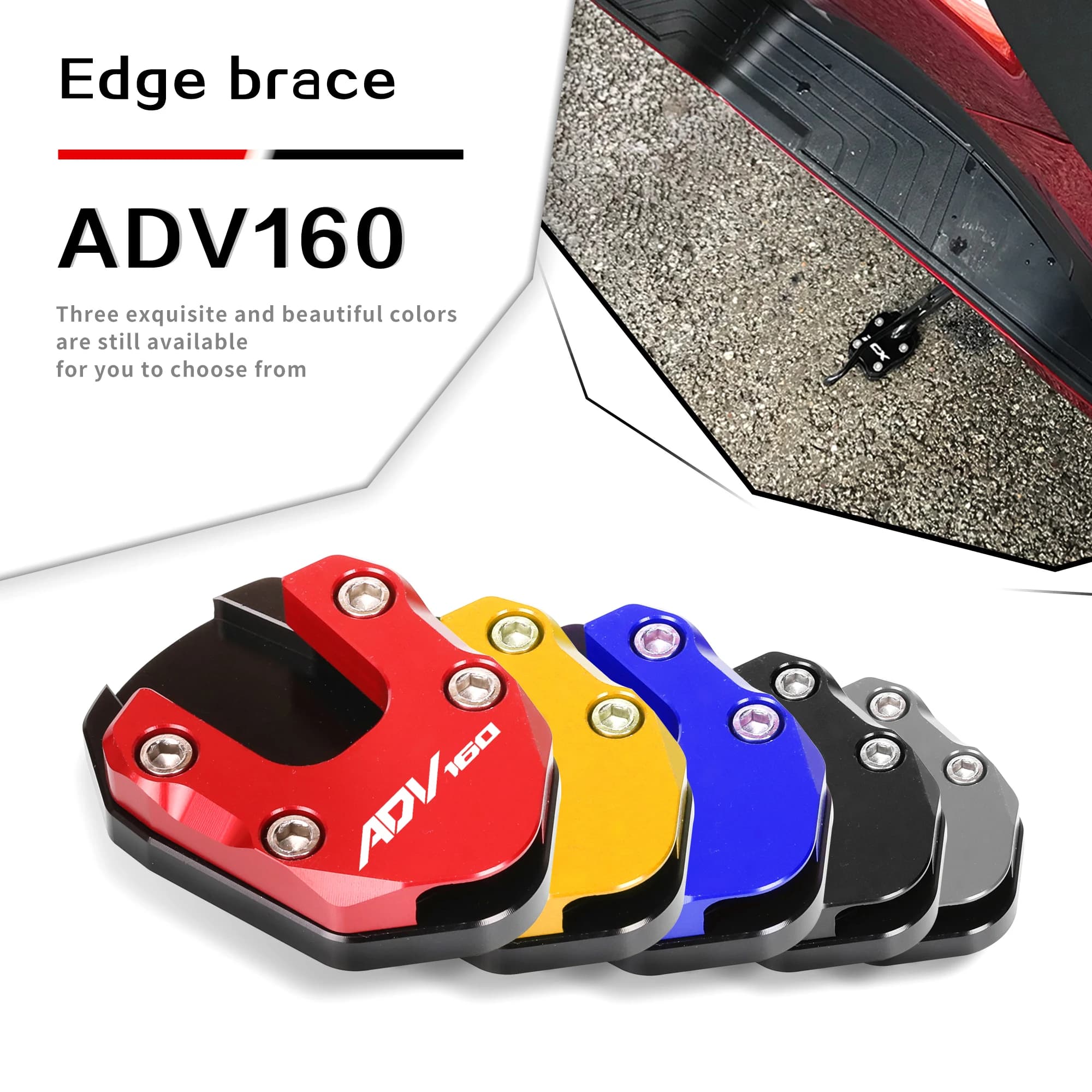 Per Honda ADV160 ADV150 moto VAROI160 50 accessori cavalletto laterale ingrandisci piastra cavalletto Extensi