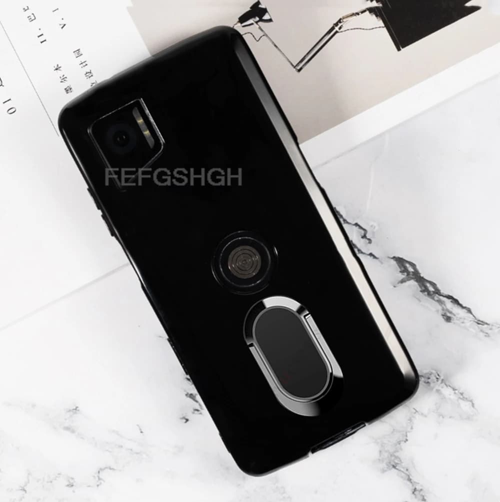 Per Crosscall Stellar-M6 Stellar-M6E M6 6.1 "Stellar-M6E Anello posteriore Staffa di supporto Custodia per telefono Smartphone TPU Custodia morbida in silicone