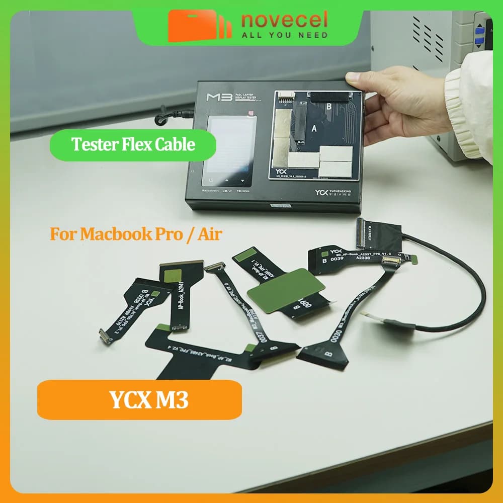 YCX M3 LCD Screen Tester Felx Cable For iPad Macbook Pro Air Tablet 3D Touch Testing Image Playback Test Screen True Tone Repair
