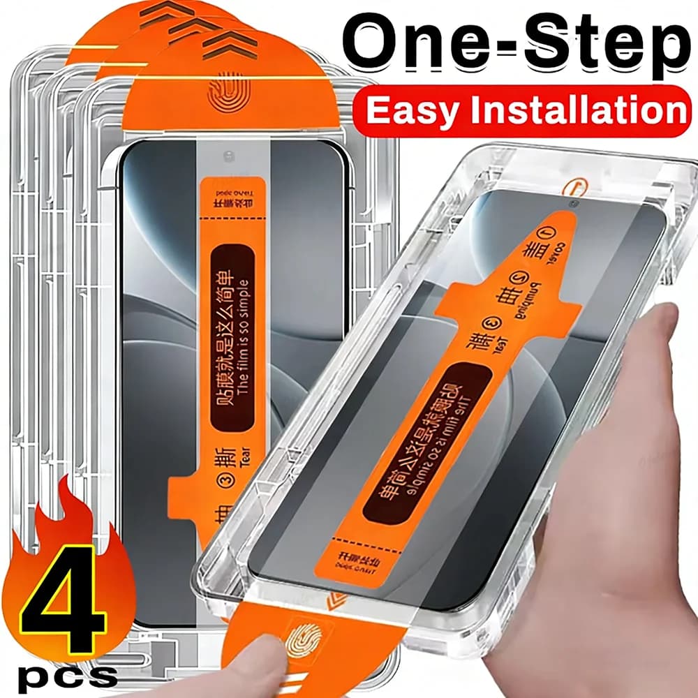 4PCS Pellicola Protettiva HD Trasparente per Samsung S26 Ultra S25 FE S24 S23 Plus S22 S20 FE A26 A25 A24 A23 Facile da Installare Senza Polvere