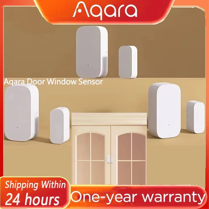Aqara Sensore per porte e finestre Zigbee 3.0 Connessione wireless Allarme Smart Mini sensore per porte Funziona con Aqara Gateway Mi Home HomeKit APP