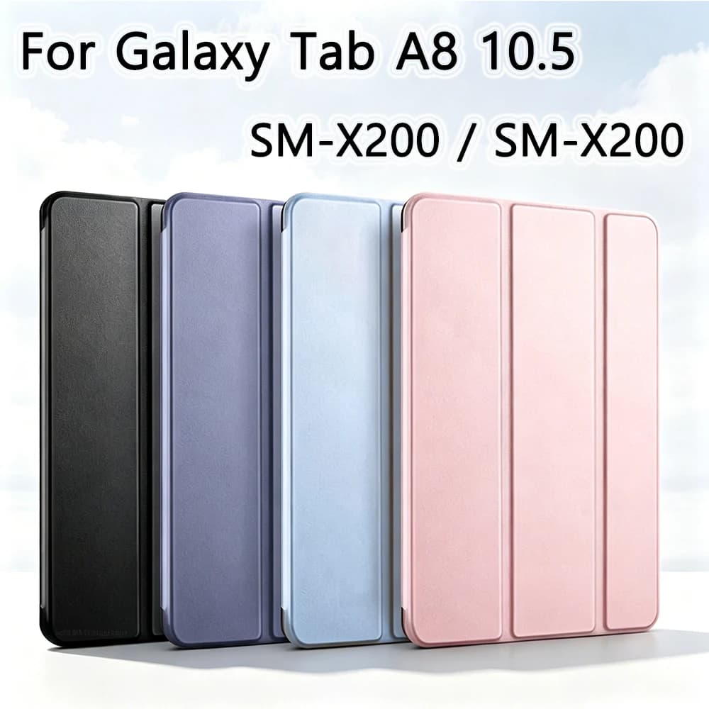 Case for Samsung Galaxy Tab A8 10.5 Inch 2022 Model SM-X200/X205/X207 , Tablet Case Magnetic Flip Smart Cover，Auto Wake/Sleep