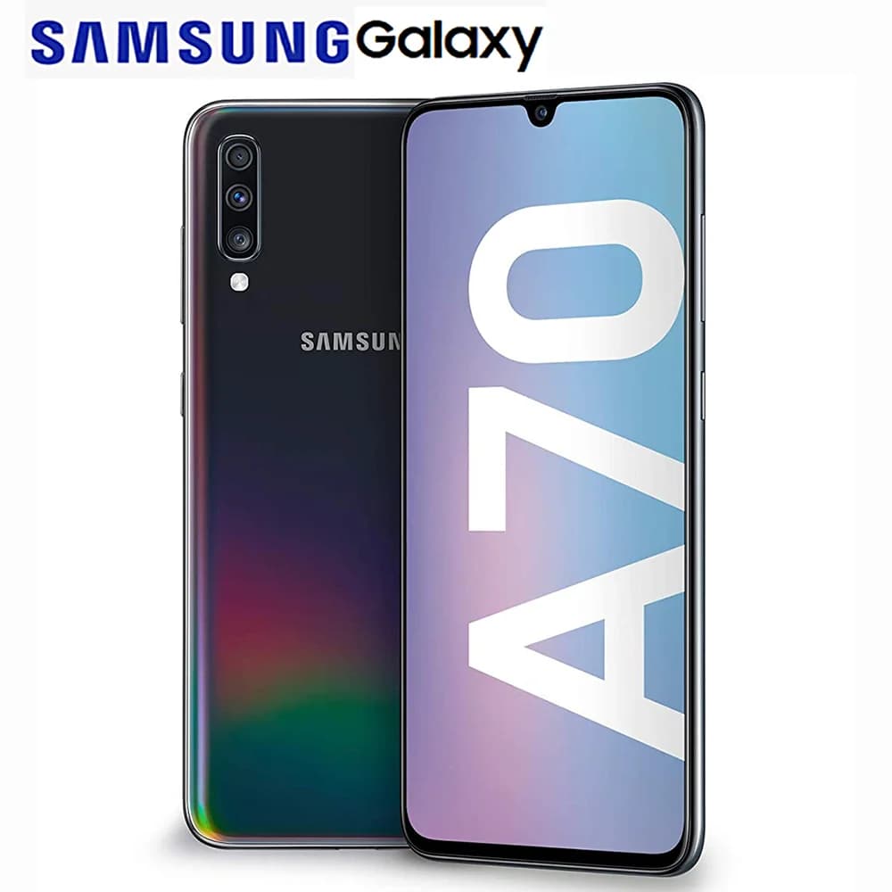 Samsung Galaxy A70 Ricondizionato, Smartphone Android A705FN Edizione Globale, Dual SIM, Schermo 6.7 Pollici, Sblocco Facciale e Impronta Digitale, NFC, Fotocamera 32MP, Batteria 4500mAh