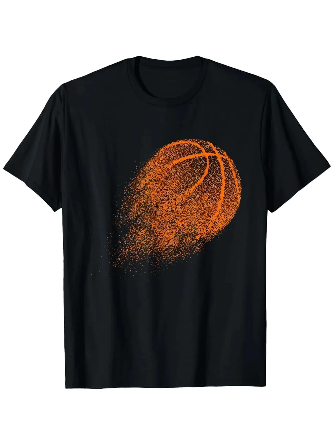T-shirt Basket Motion - 100% cotone, S-3XL, maglietta casual sportiva/da palestra anti-restringimento da uomo