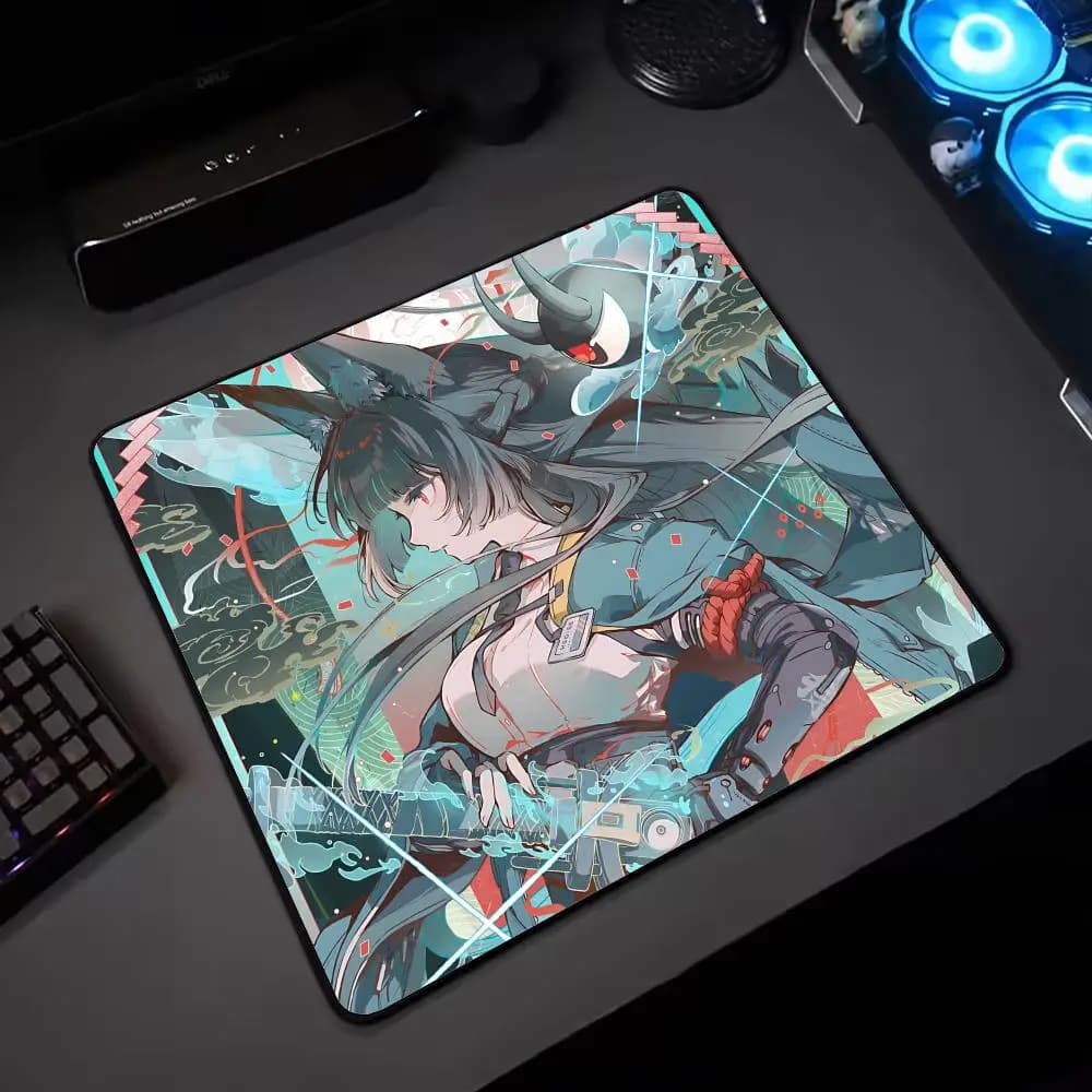Hoshimi Miyabi ZZZ Tappetino per mouse Gomma per cartoni animati Piccolo tappetino per mouse computer desktop tastiera da ufficio e-sport Gioco Genshin