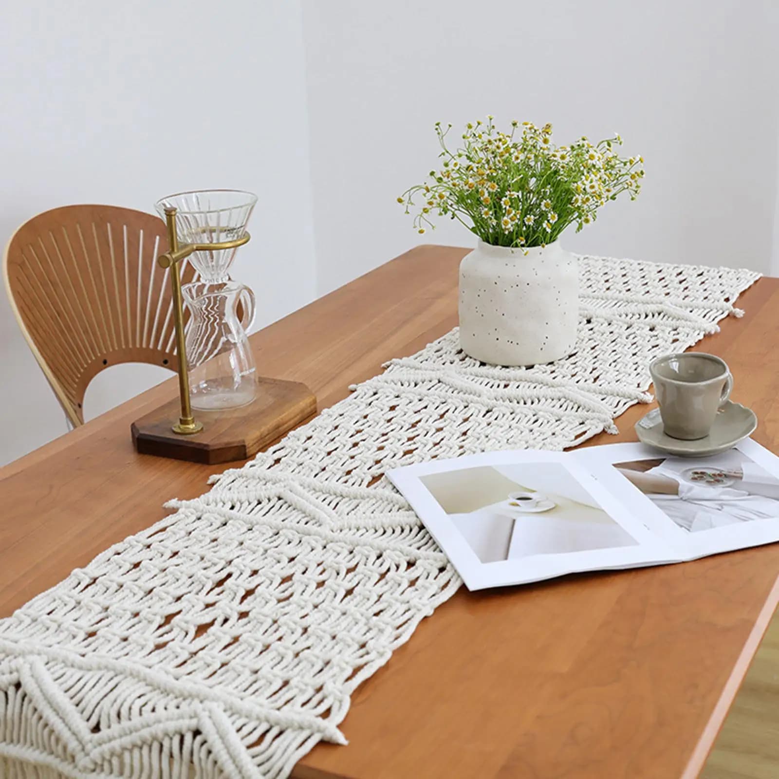 Braided Tool Rug Making Crafting Crafts Wood Weaving Loom Comb