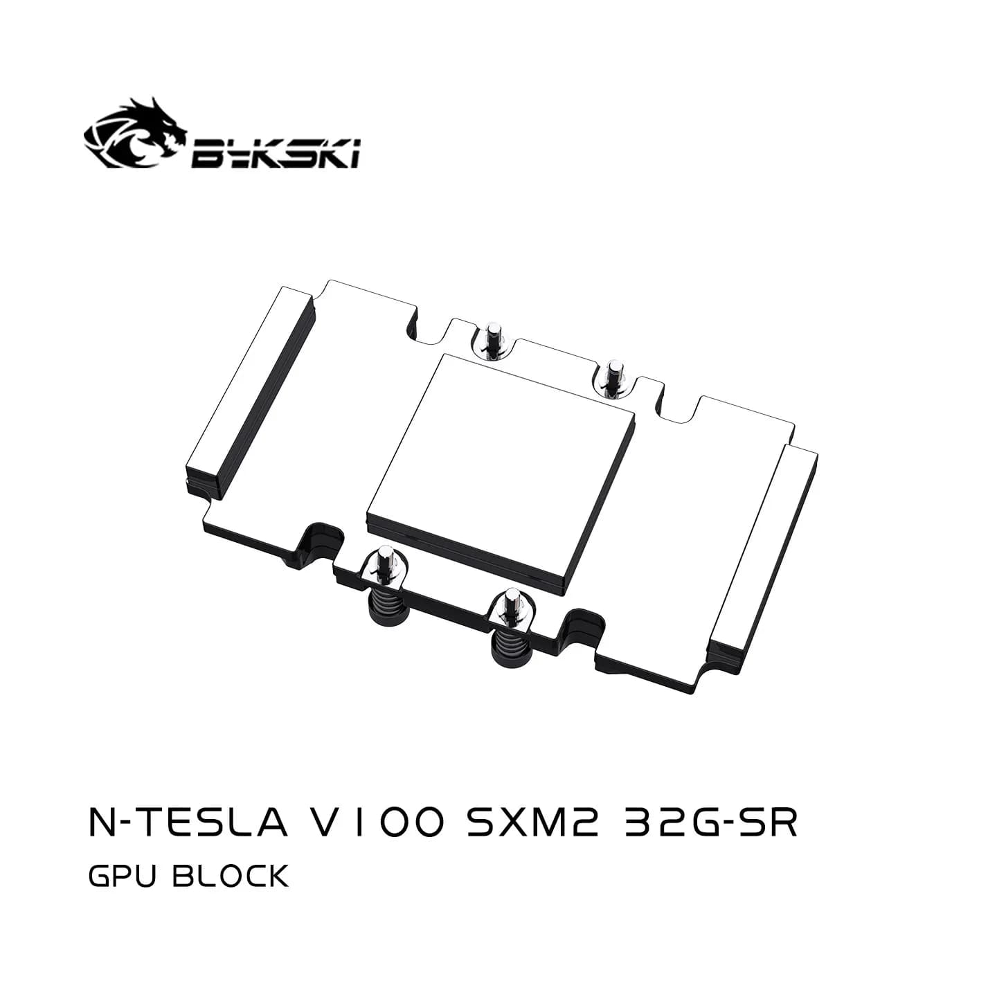 Bykski GPU Water Block per scheda video NVIDIA V100 NVLink radiatore raffreddato / N-TESLA-A100SXM2-32G-SR