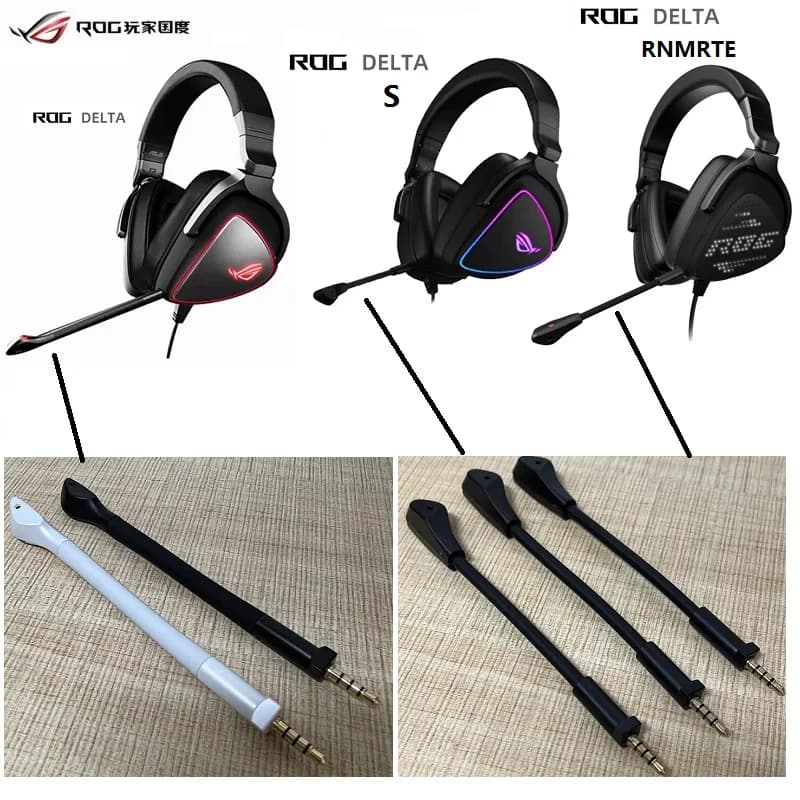 Original microphones for ASUS ROG Delta RGB/Delta S/Delta S RNIMRTE gaming headphones replacement microphone repair earpiece part