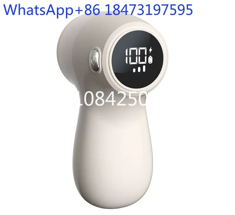Electric Fabric Shaver Lint Remover with Digital Display Rechargeable 2 in 1 Clothes Shaver for Sweater Remover