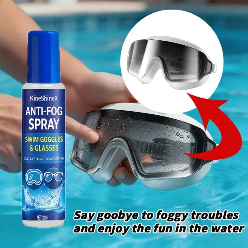 Spray Antiappannamento Premium per Immersioni - Adatto per Occhialini da Nuoto, Maschere Subacquee e Occhiali con Lenti in Vetro. Garantisce Viaggi Sicuri