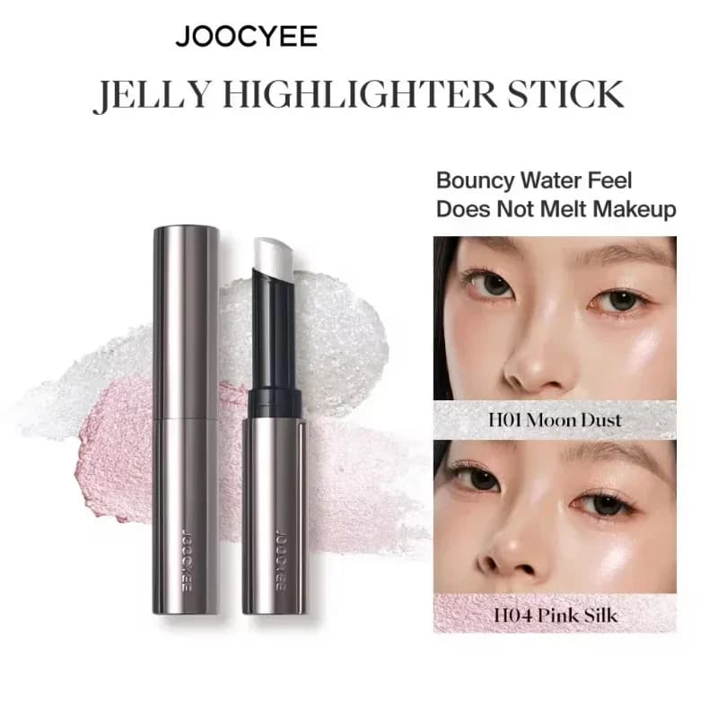 JOOCYEE Jelly Evidenziatore Stick Levigante Brillante Schiarente Perlato a lunga durata Impermeabile Champagne Corea Cosmetici per il trucco