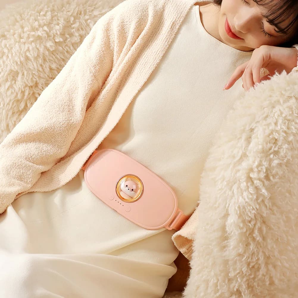 Heated Warm Belt For Women's Menstrual Care Cordless & Portable, Relief Anytime, Anywhere. Daily Abdominal Comfort