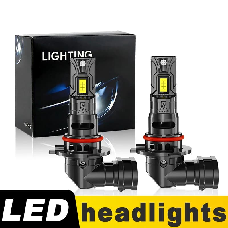 2PCS CANbus 9005 LED Headlight Bulb 12V High Low Beam With Fan Power Super Bright Plug & Play For Toyota RAV4 2013 2014 2015