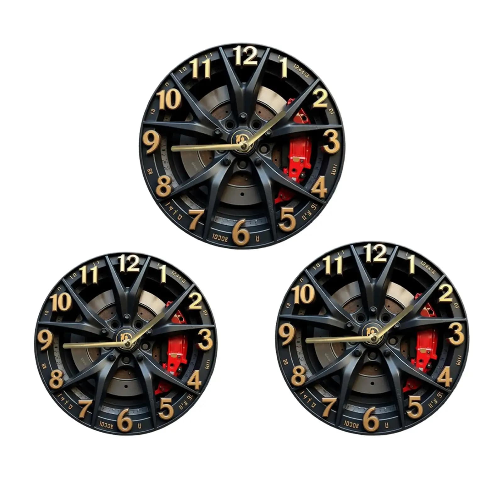 Orologio da Parete Moderno 2D Vintage Silenzioso ed Elegante per Ufficio, Studio, Cameretta e Casa