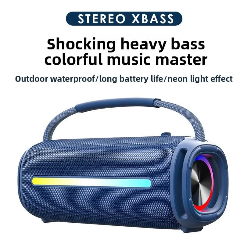Altoparlante intelligente portatile da esterno Altoparlanti doppi 20W Forte durata della batteria Altoparlante Bluetooth impermeabile per bassi pesanti