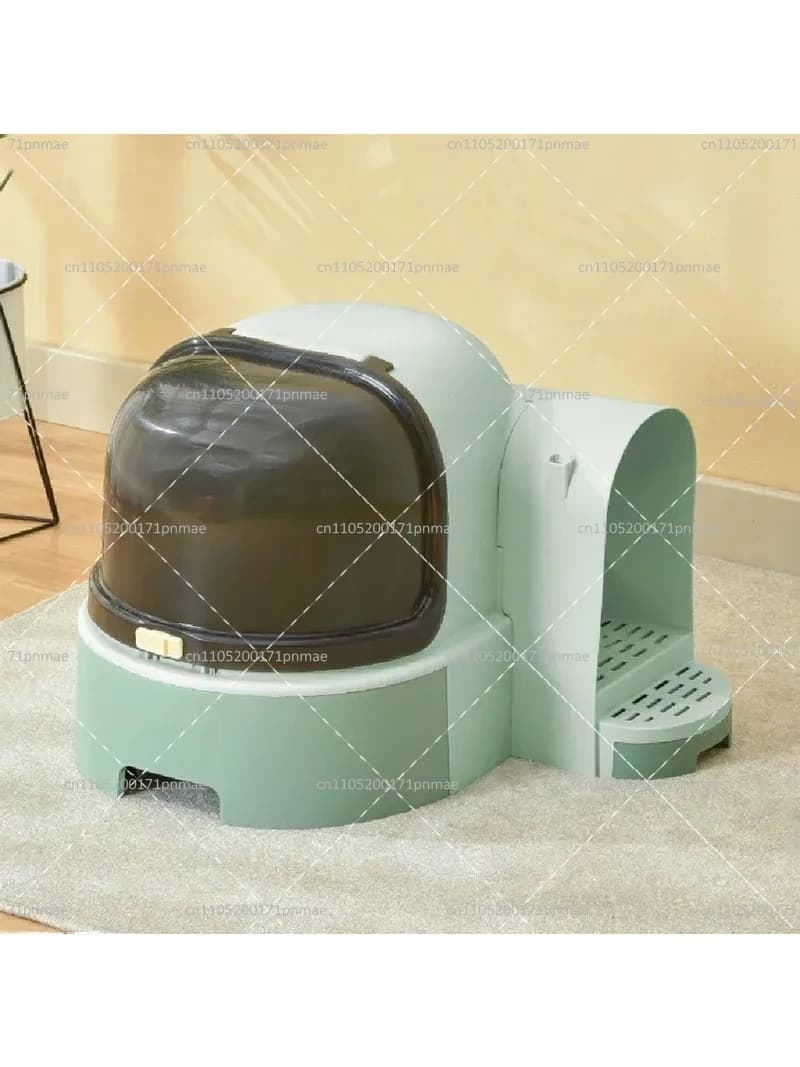 Extra Large Enclosed Drawer Cat Litter Box, Anti-Splash Hidden Toilet for Indoor Cats