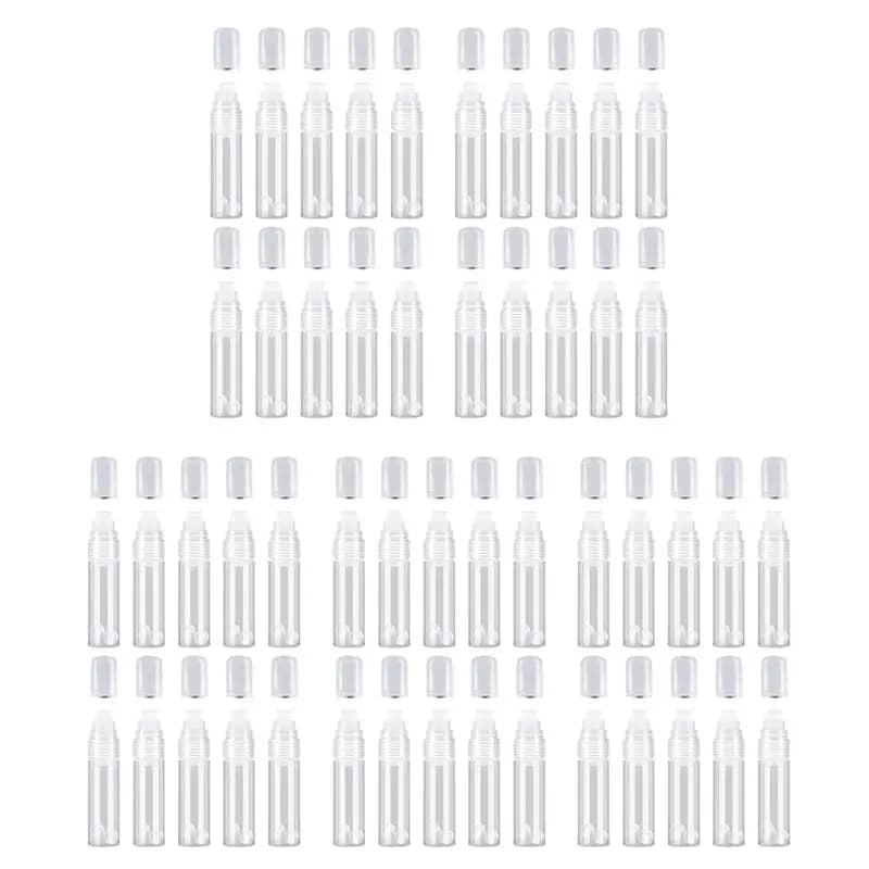 ABKJ-50 Pack Refillable Acrylic Paint Markers 15Mm Empty Acrylic Markers Clear White Paint Marker Pens For Rock Painting Wood