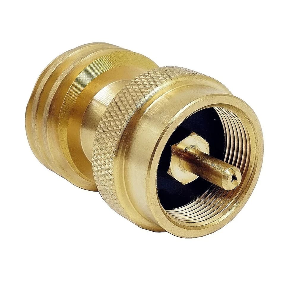 Brass Conversion Filling Adapter for American Standard Propionate Tank QCC1 Connector Gas Inflator Connector for North America Outdoor Camping