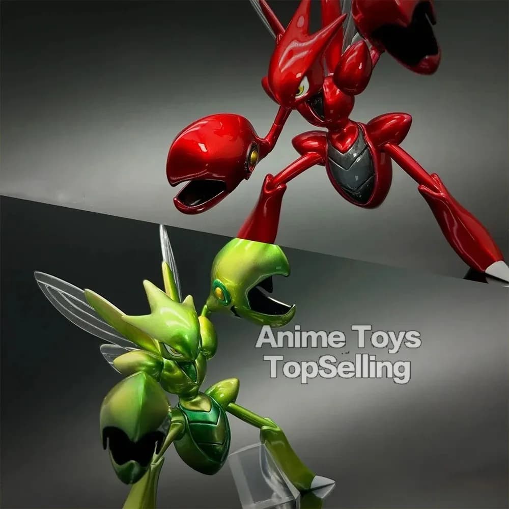 Anime Pokemon Figure Scizor Action Figures Collezione in PVC Modello Giocattoli per bambini Regali 9 cm/3,54 pollici