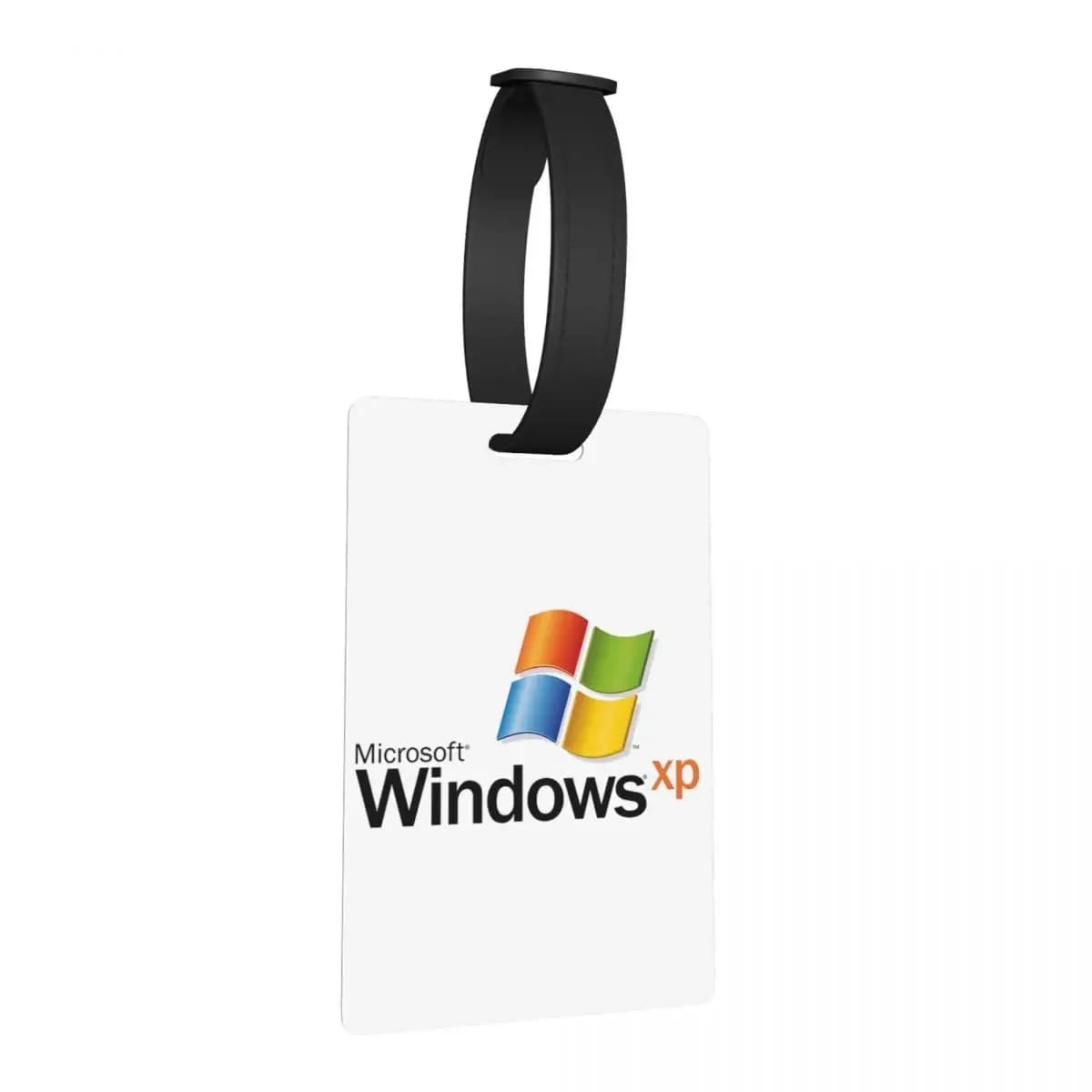 Windows Xp Etichette per bagagli Accessori per valigie Moda da viaggio Etichetta per imbarco per bagagli Porta etichette ID Nome Indirizzo
