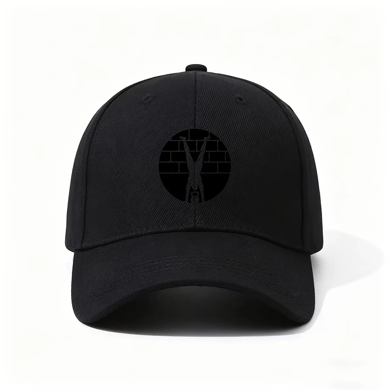 Fitness-Themed Baseball Cap with Handstand Kettlebell Athlete Print - Adjustable Gym Hat Suitable for Workout, Training, Casual