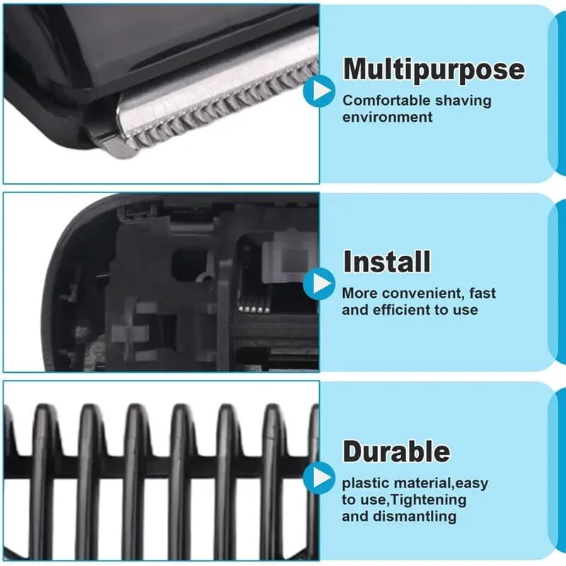 ABVI-Beard Trimmer Attachment For Braun Series 5, 6 And 7 Electric Razors Shaver 5018S, 5020S, 6075Cc, 7071Cc, 7075Cc, 7085Cc Pa