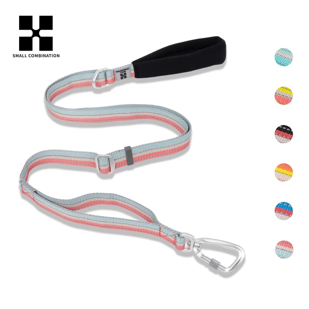Guinzaglio riflettente per cani PICCOLA COMBINAZIONE per cani di piccola taglia Nylon regolabile Guinzaglio per animali domestici senza tirare Addestramento per passeggiate all'aperto