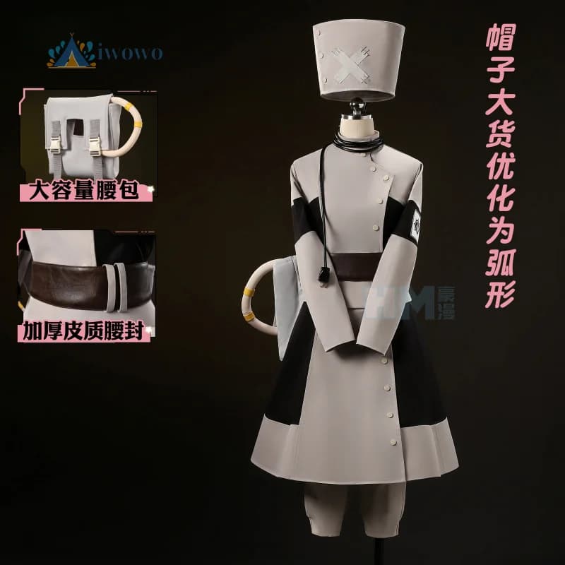 Costume Cosplay Anime GACHIAKUTA Eishia Stilza, Dress, Pants, Gloves, Hat, Uniforms for Halloween, Carnival, Christmas Day, Outfit for Women