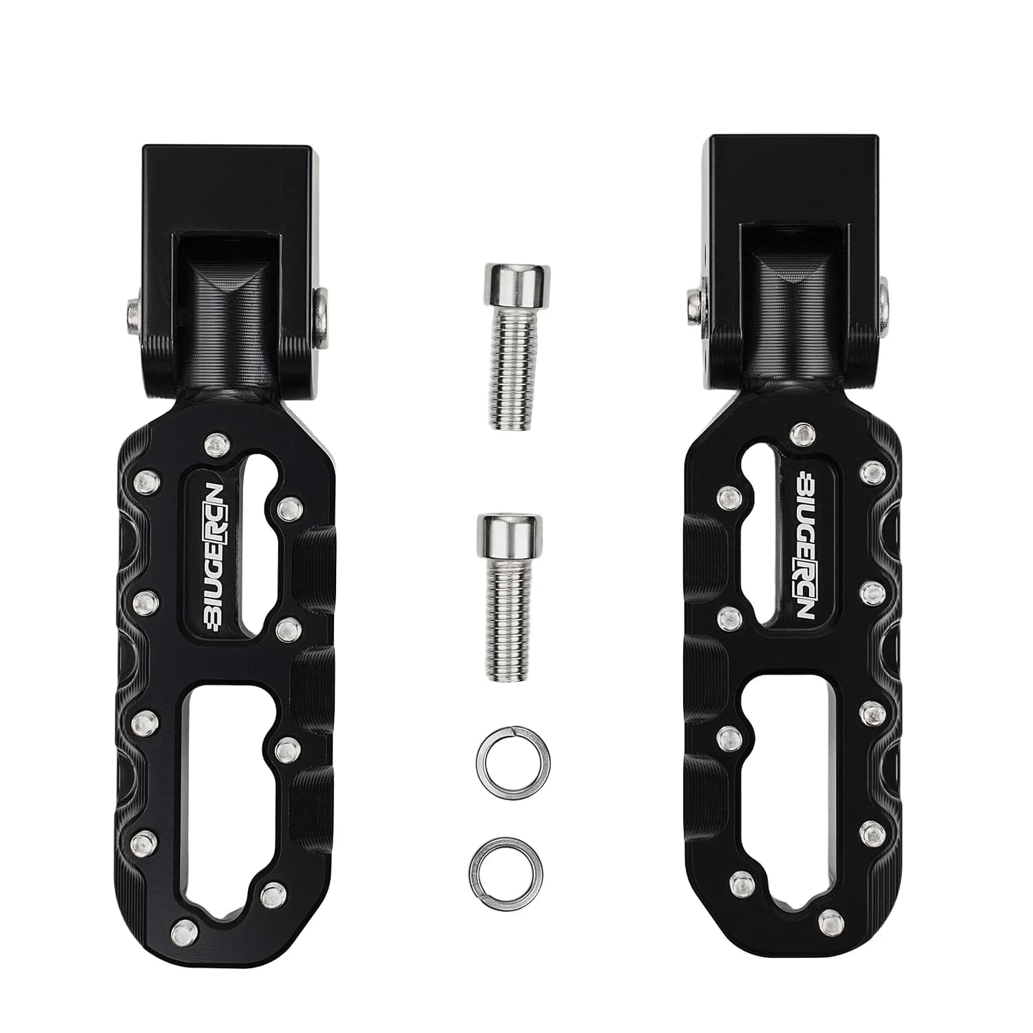 Rear Passenger Footpegs M8 Install Bolt Universal For Super73 Electric Dirt Bike E-bikes 90 Degree Foldable Motorcycles Parts