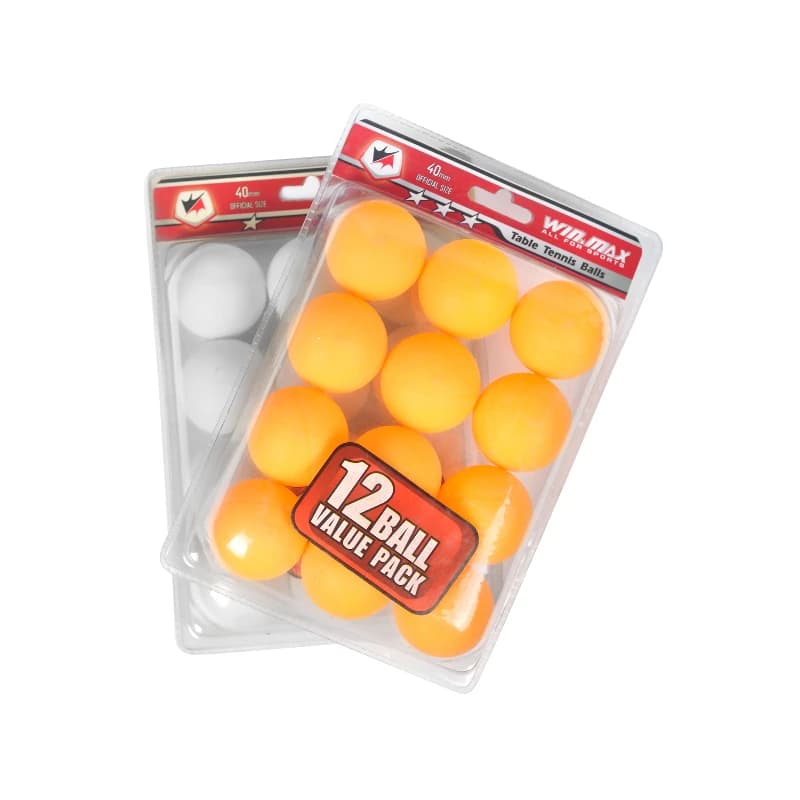Palline da ping pong Winmax 12 in un set 3 stelle Materiale in celluloide Diametro 40 mm Palline da ping pong professionali