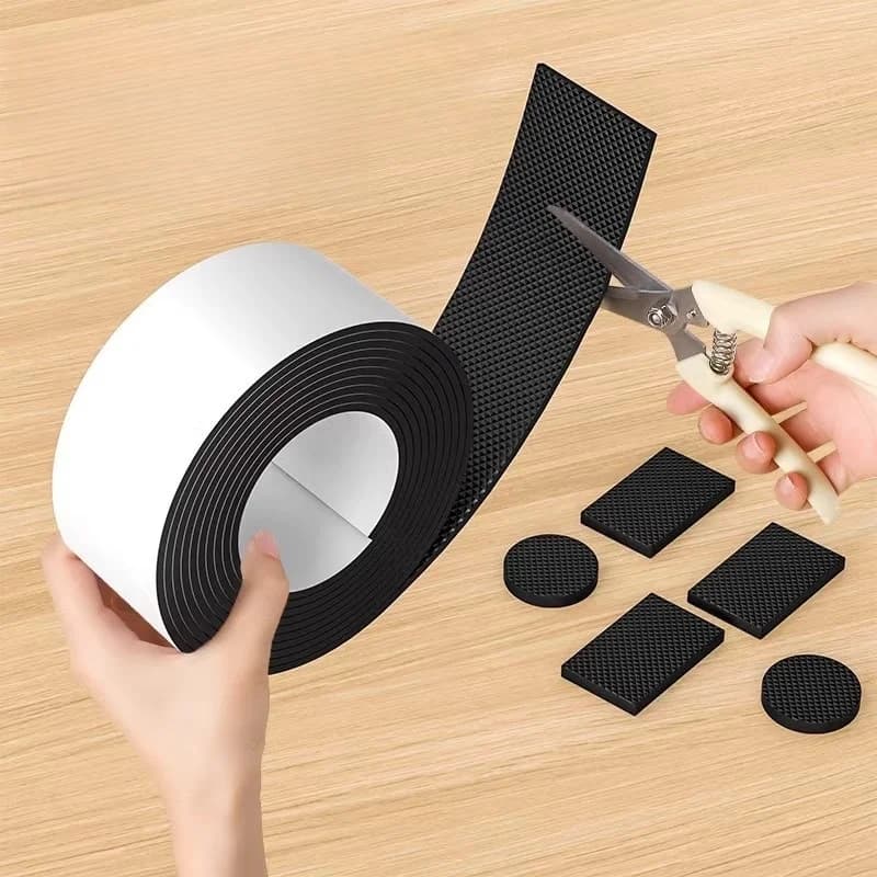 2 Meters Chair Leg Floor Protectors Table Foot Cover Silent Wear-Resistant Furniture Leg Caps Non-Slip Stool Feet Pads Roll