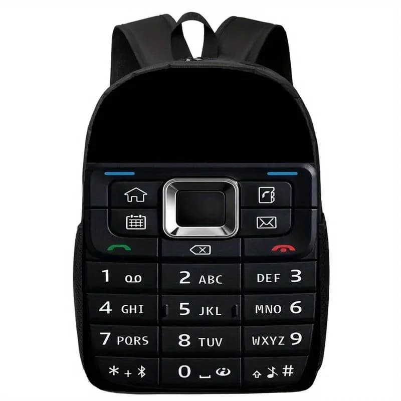 Divertente zaino per telefono con design personalizzato per telefono leggero per borse da viaggio per donne e uomini per il ritorno a scuola