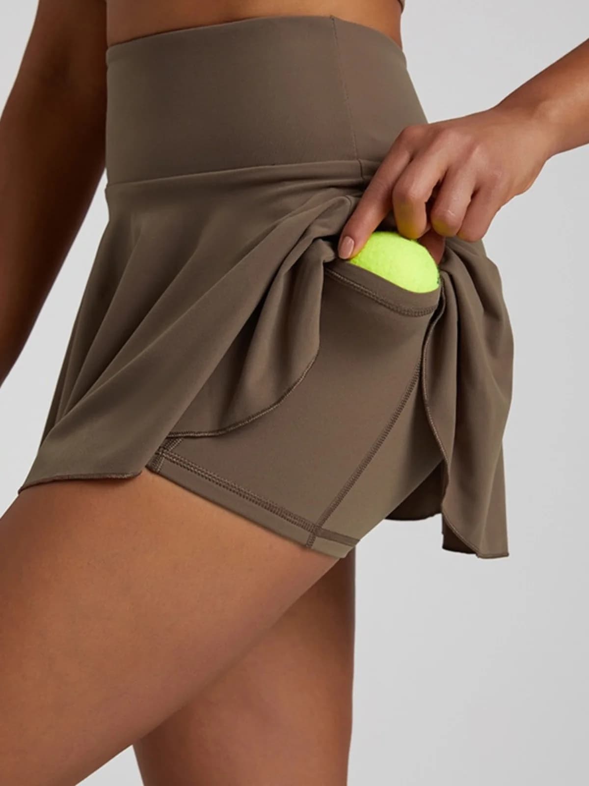 Nuovi Pantaloncini da Yoga con Gonna per Donna, Traspiranti, ad Asciugatura Rapida, Assorbenti, per Corsa, Tennis e Fitness